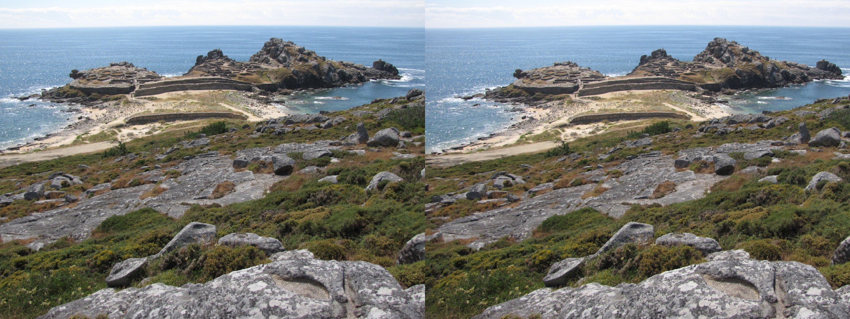 Village de l'âge du fer sur le cap