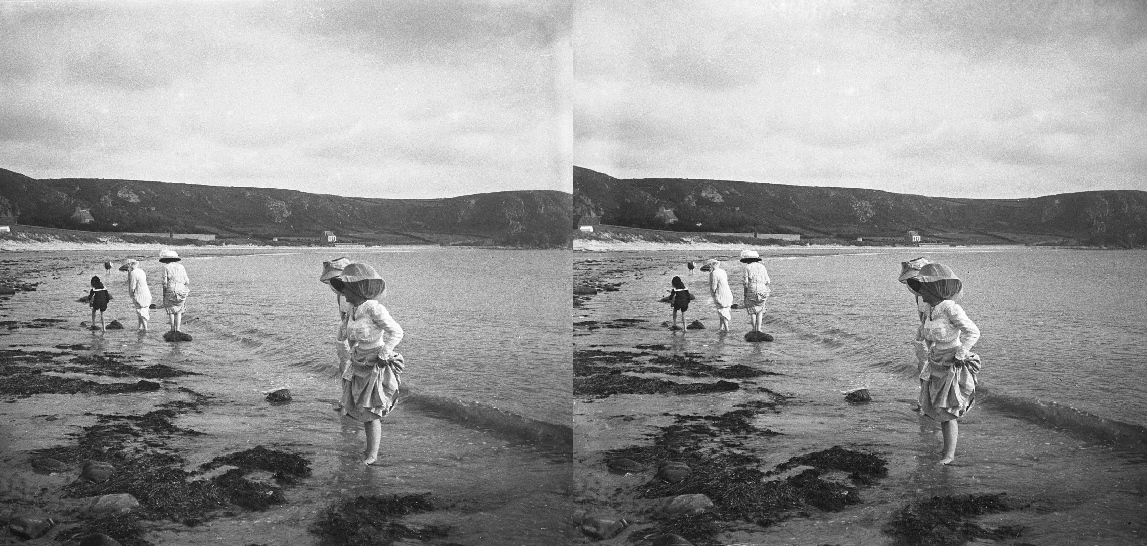 Bain de pieds, Plage de Trezmeur