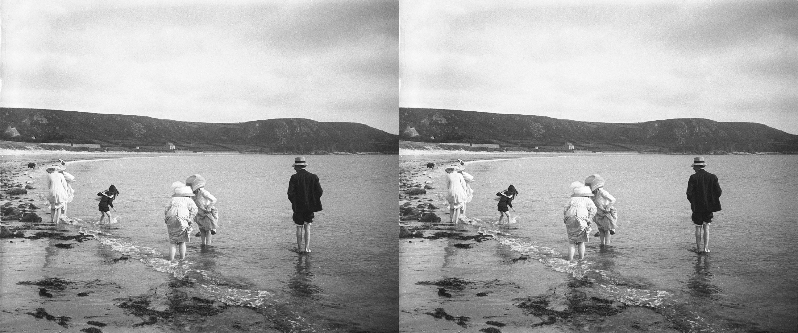 Bain de pieds, Plage de Trezmeur
