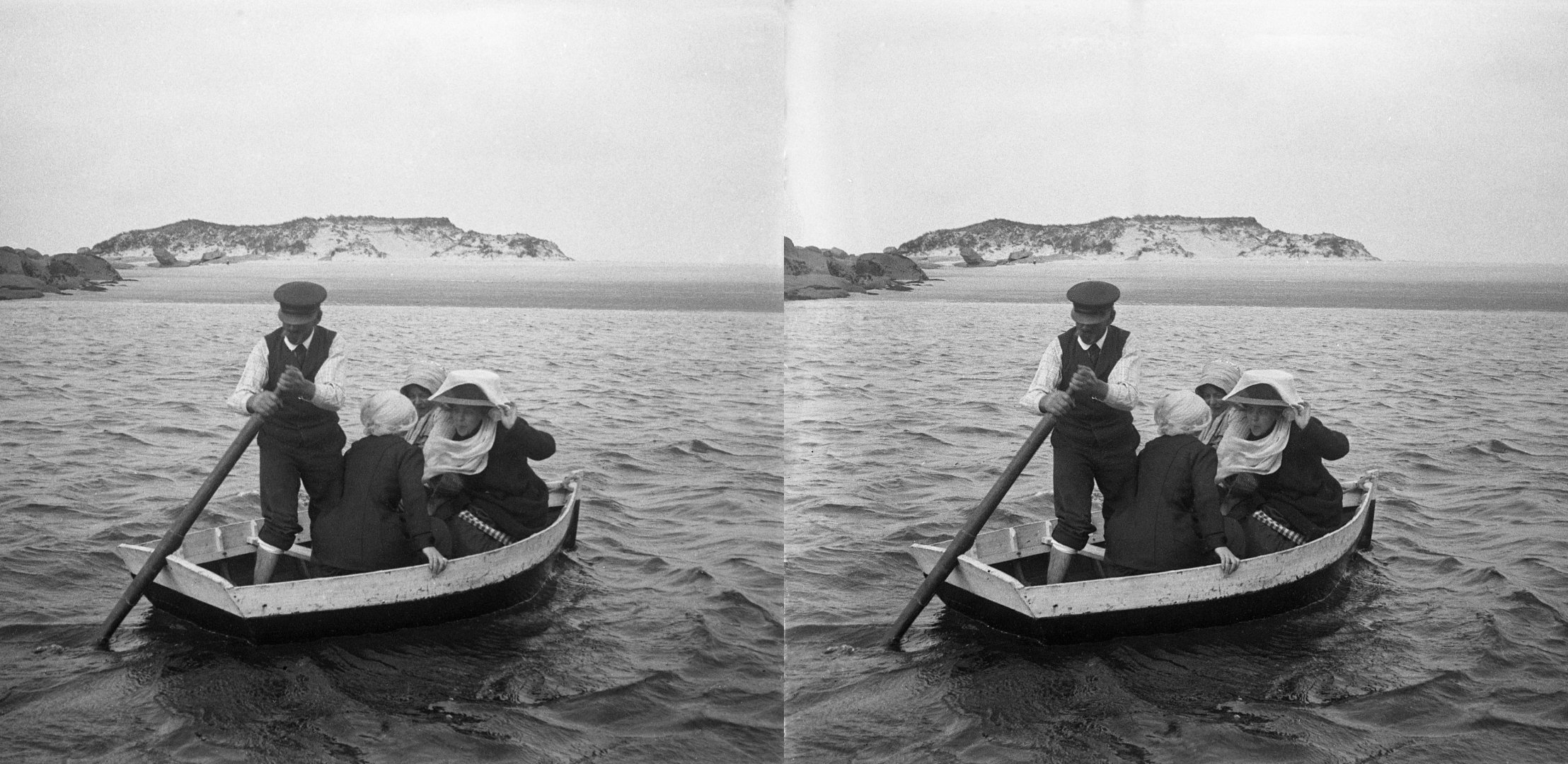Débarquement à l'ile Molène