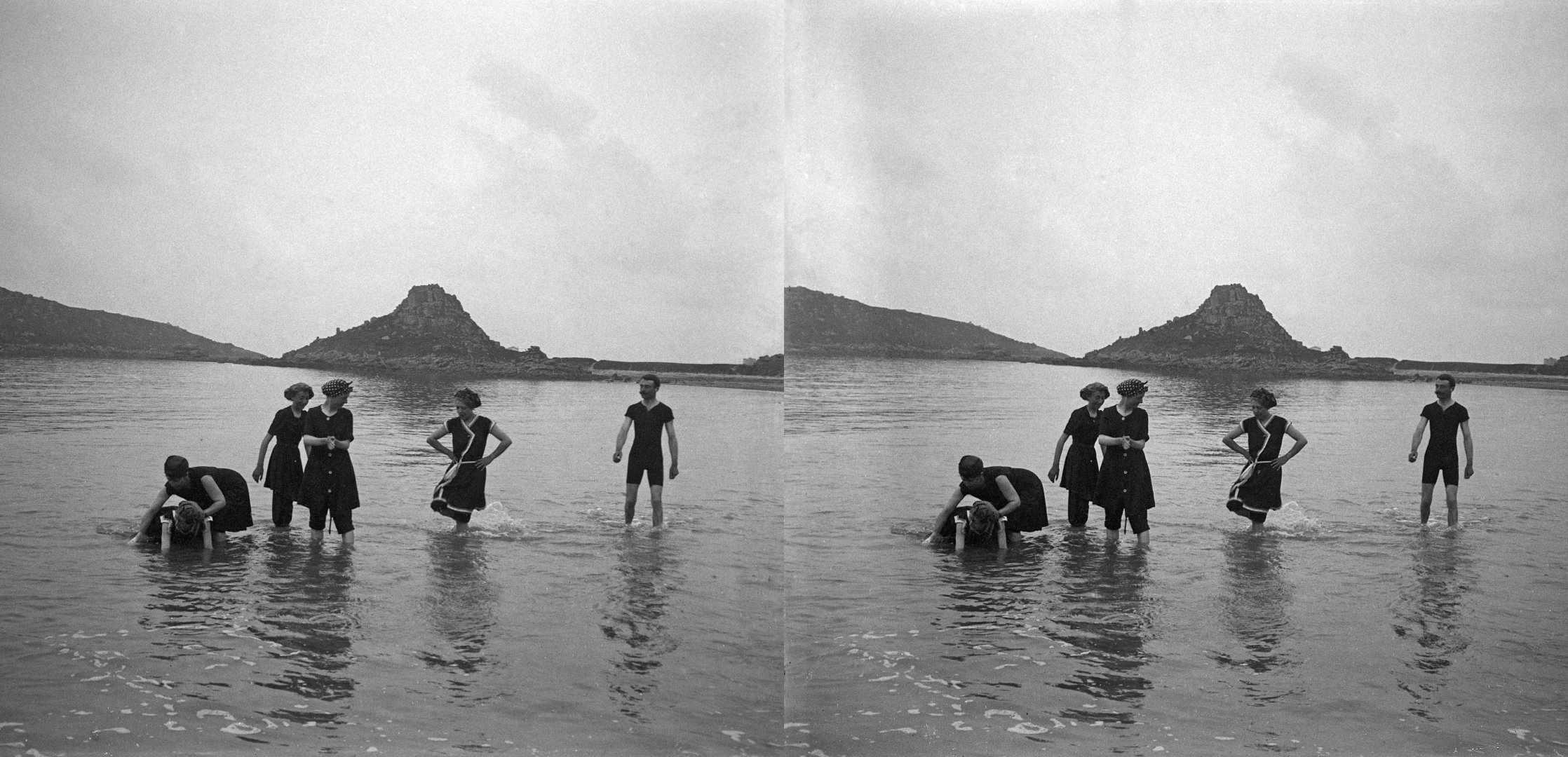 Baignade plage de Trezmeur