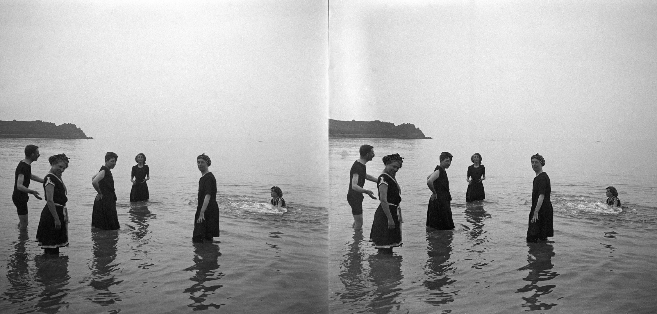 Baignade plage de Trezmeur