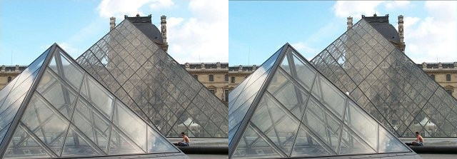 Les pyramides du Louvre