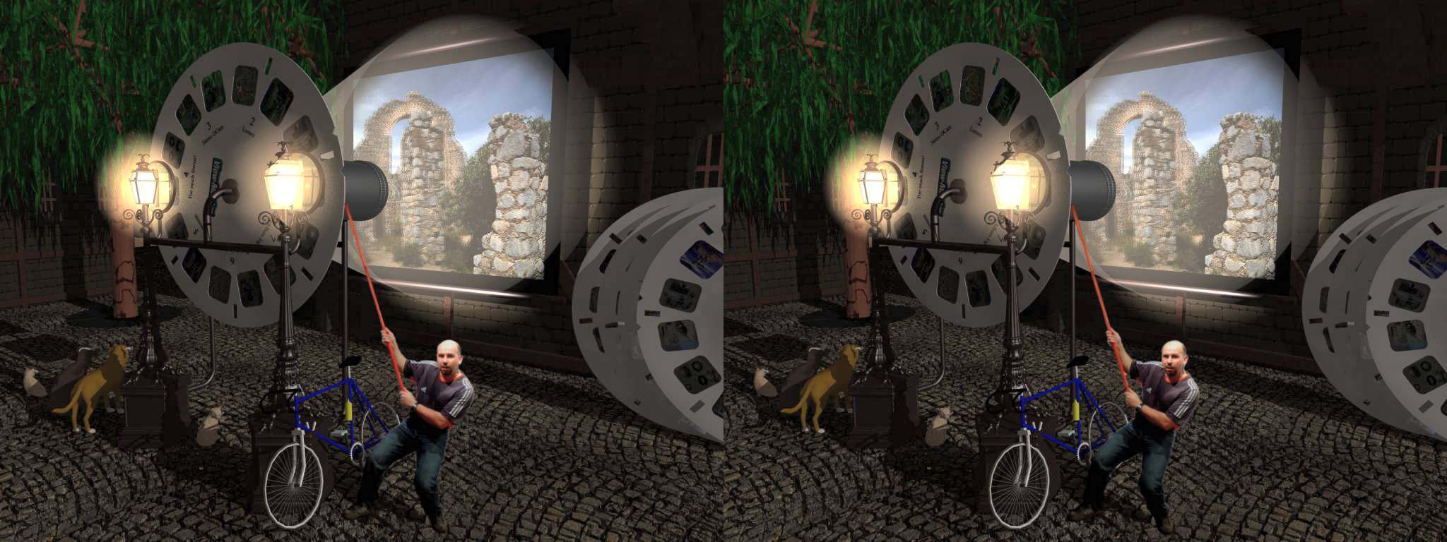 My Giant View-Master Projector Is Stuck Again!