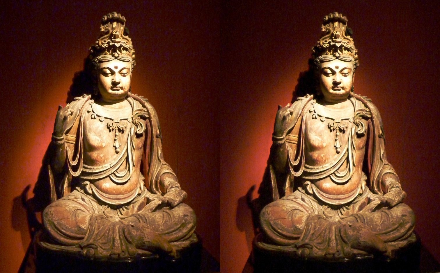 Statue ancienne au musée de Shanghai.