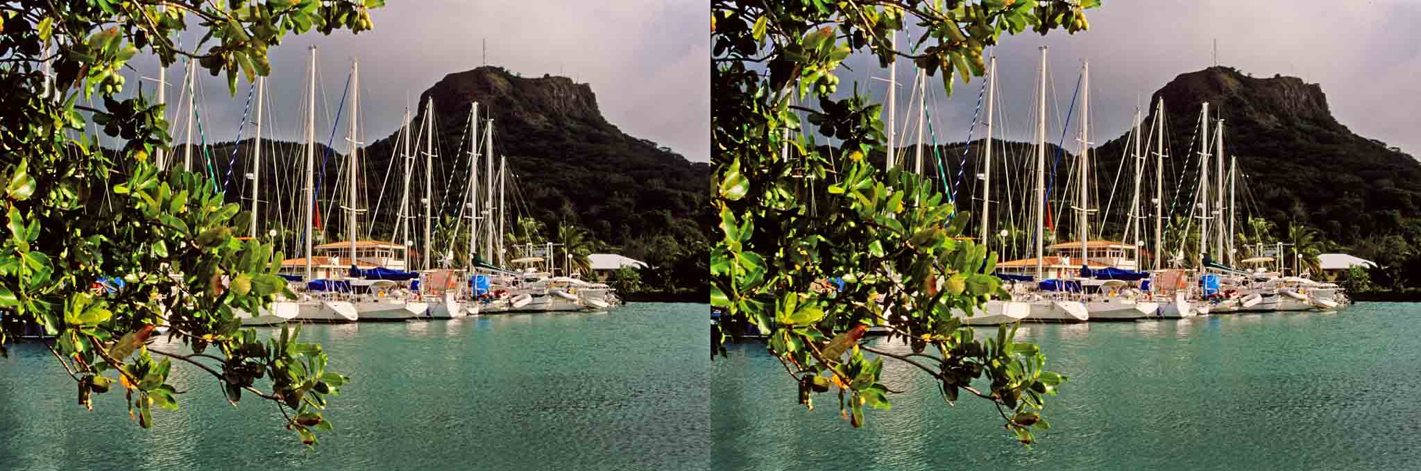 Le port de Raiatea.
