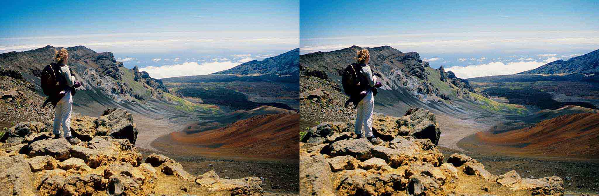 Le volcan Haleakala. Les hawaiiens l?appellent « la maison du soleil »