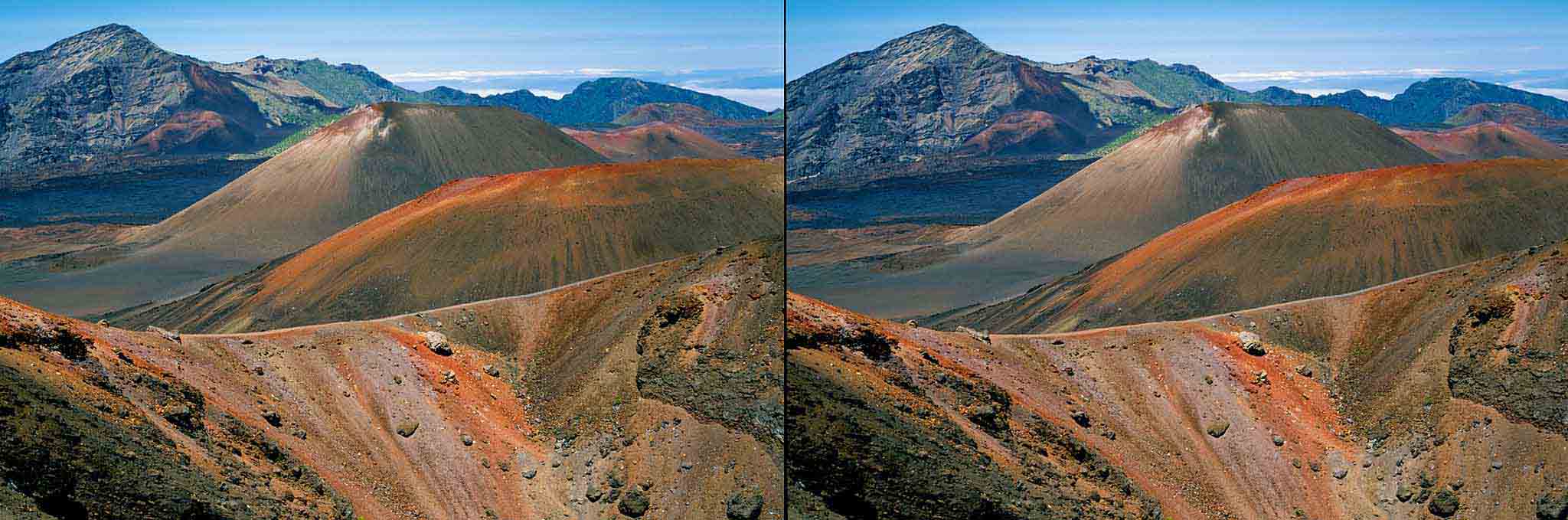 Le volcan Haleakala.