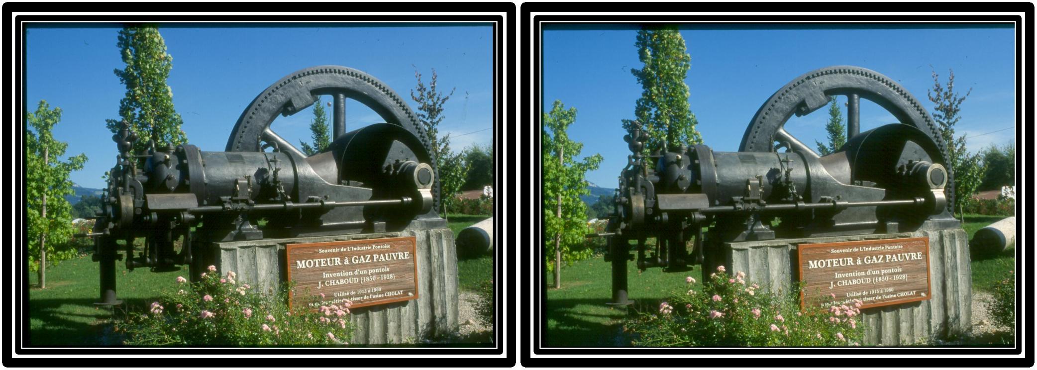Moteur à gaz pauvre de J. Chaboud,