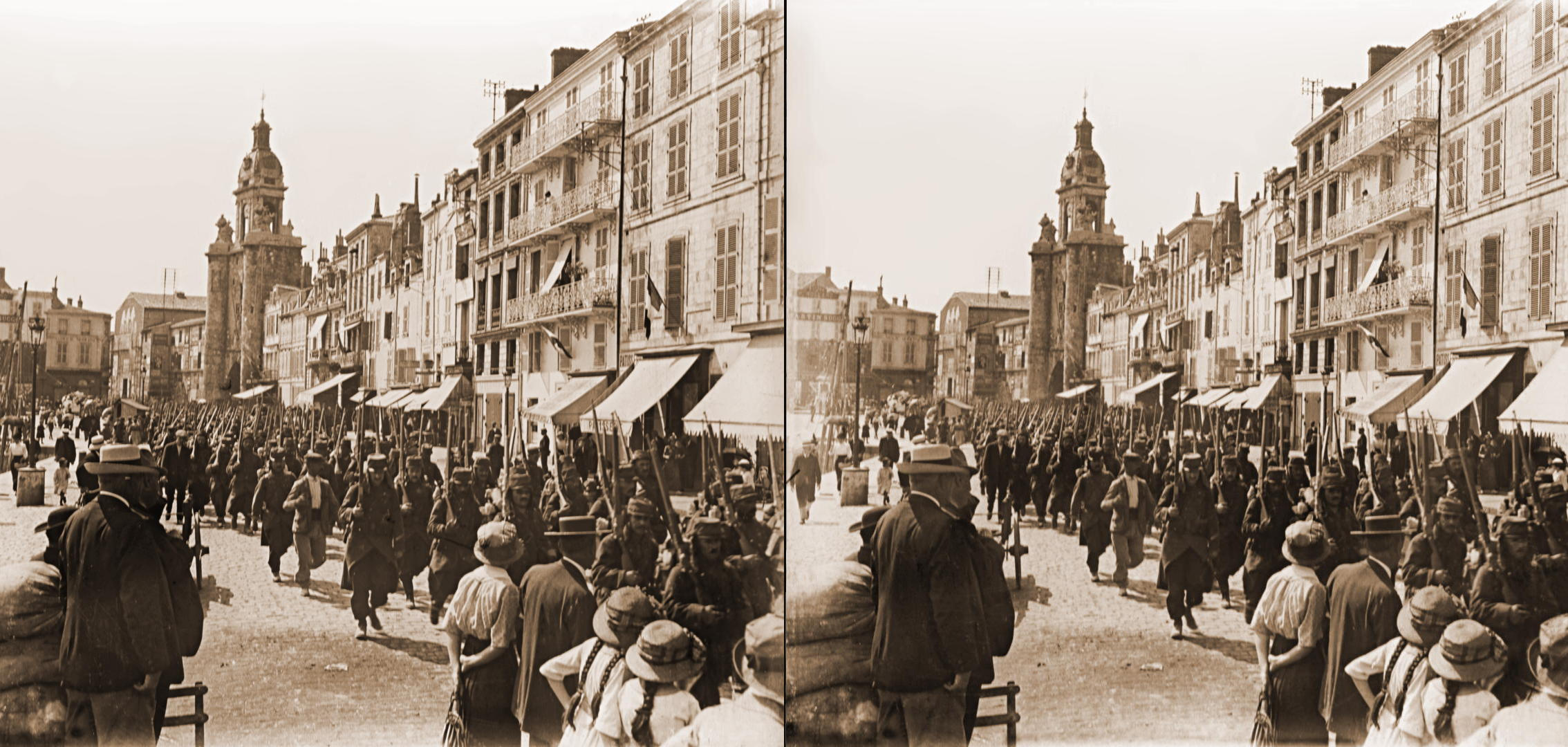 Mobilisation. Départ de troupes.