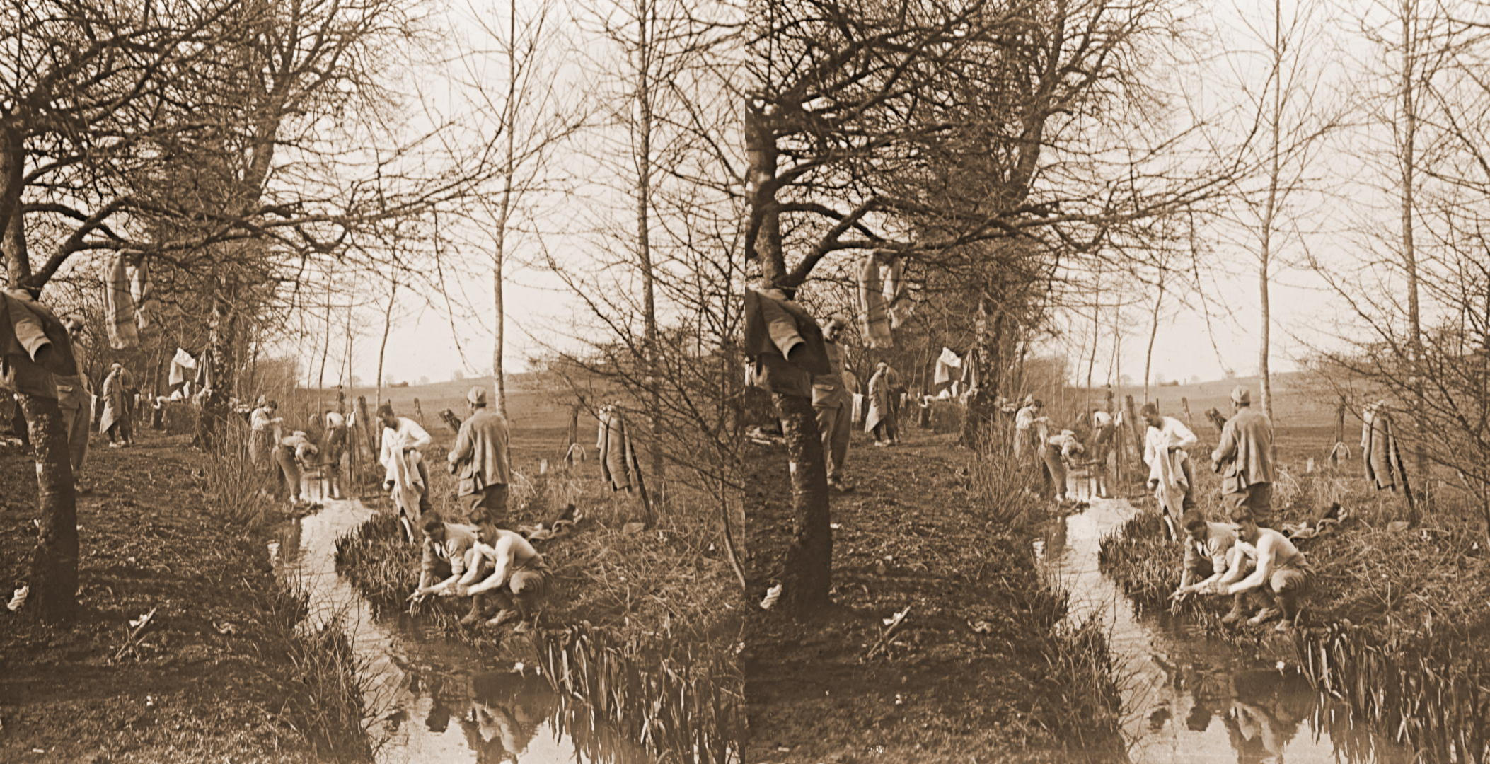 Toilette des poilus