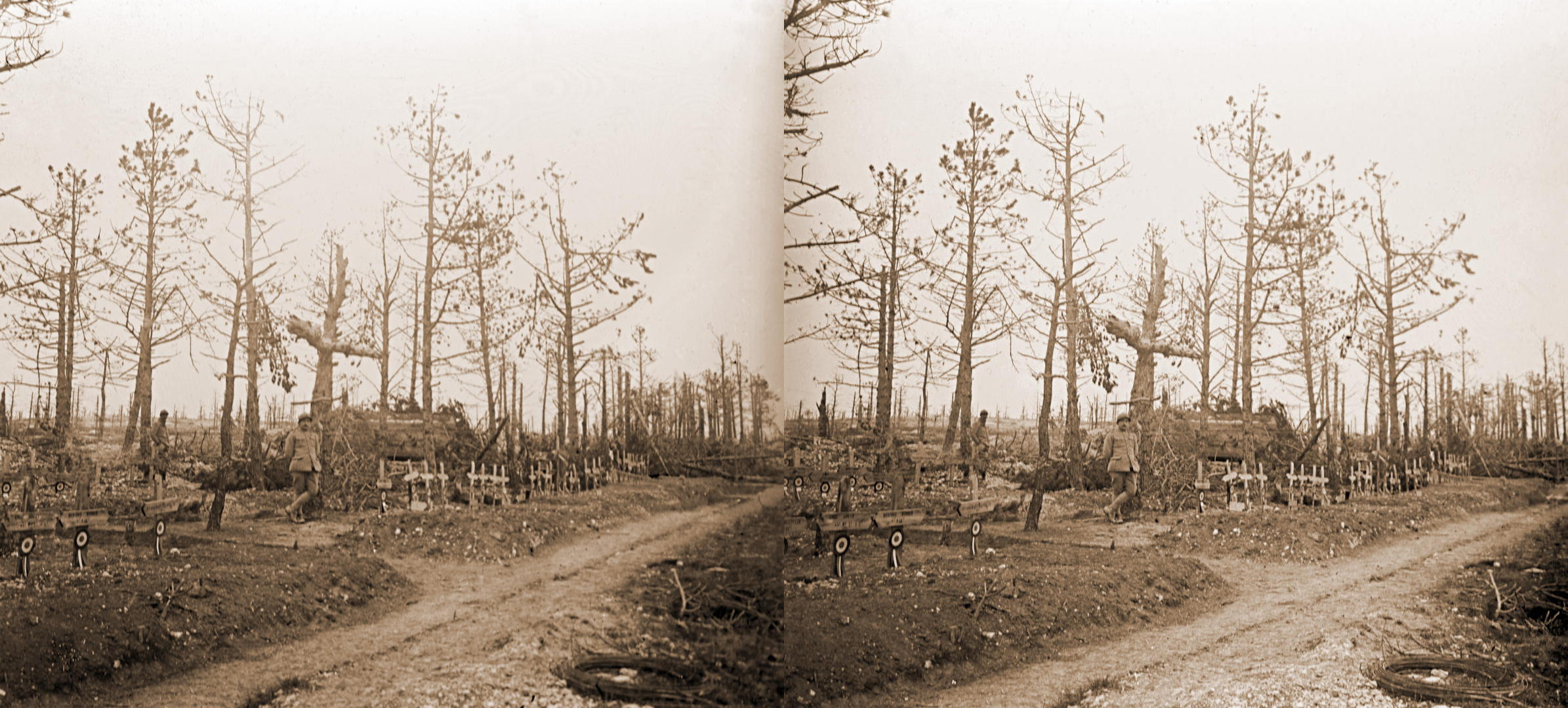 Cimetière francais et blockhaus allemand