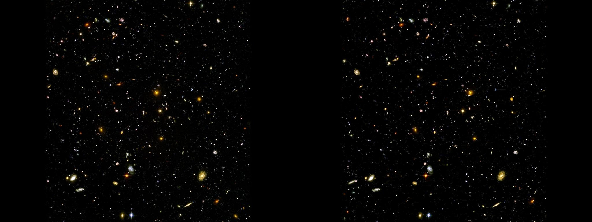 Hubble voit des galaxies en abondance (Hubble see galaxies galore) - 23°