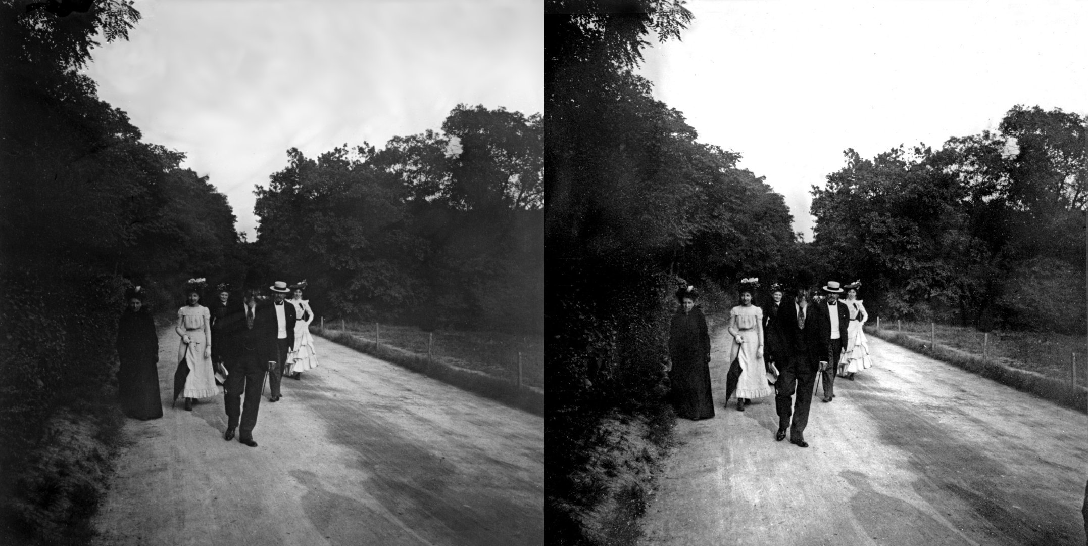 Familles Malliavin, Viguié en promenade