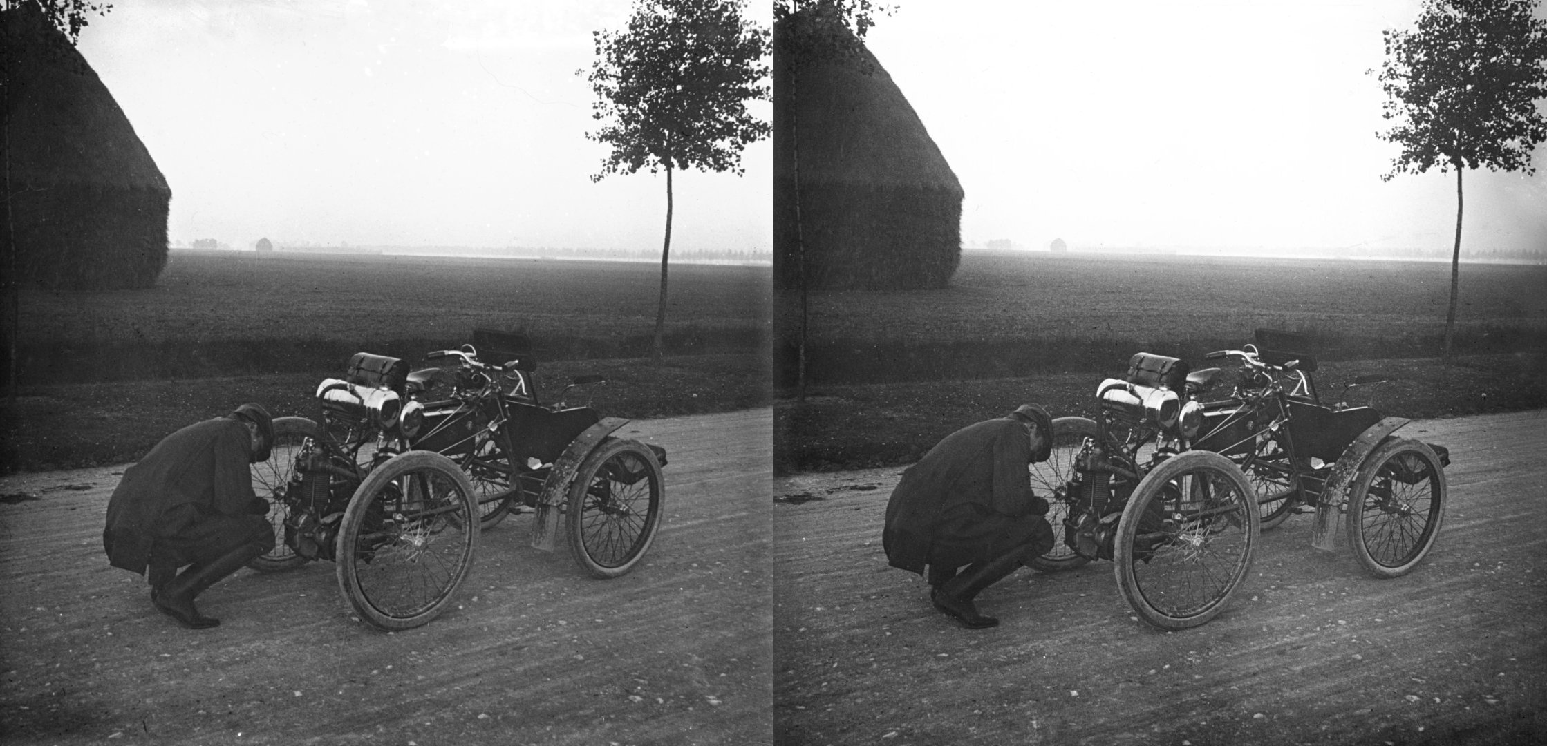 De Flotte et sa moto