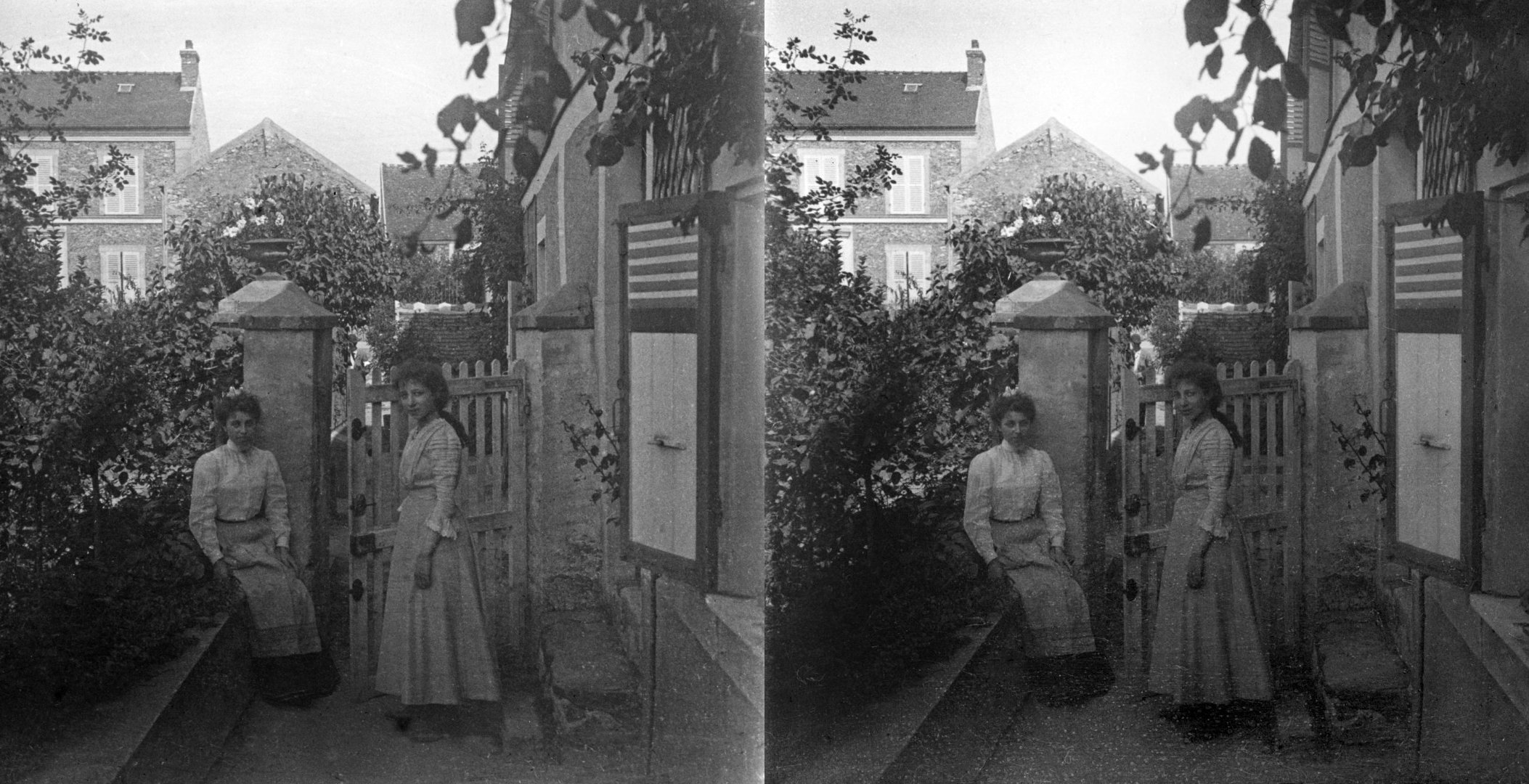 Notre jardin, Isabelle et Madeleine