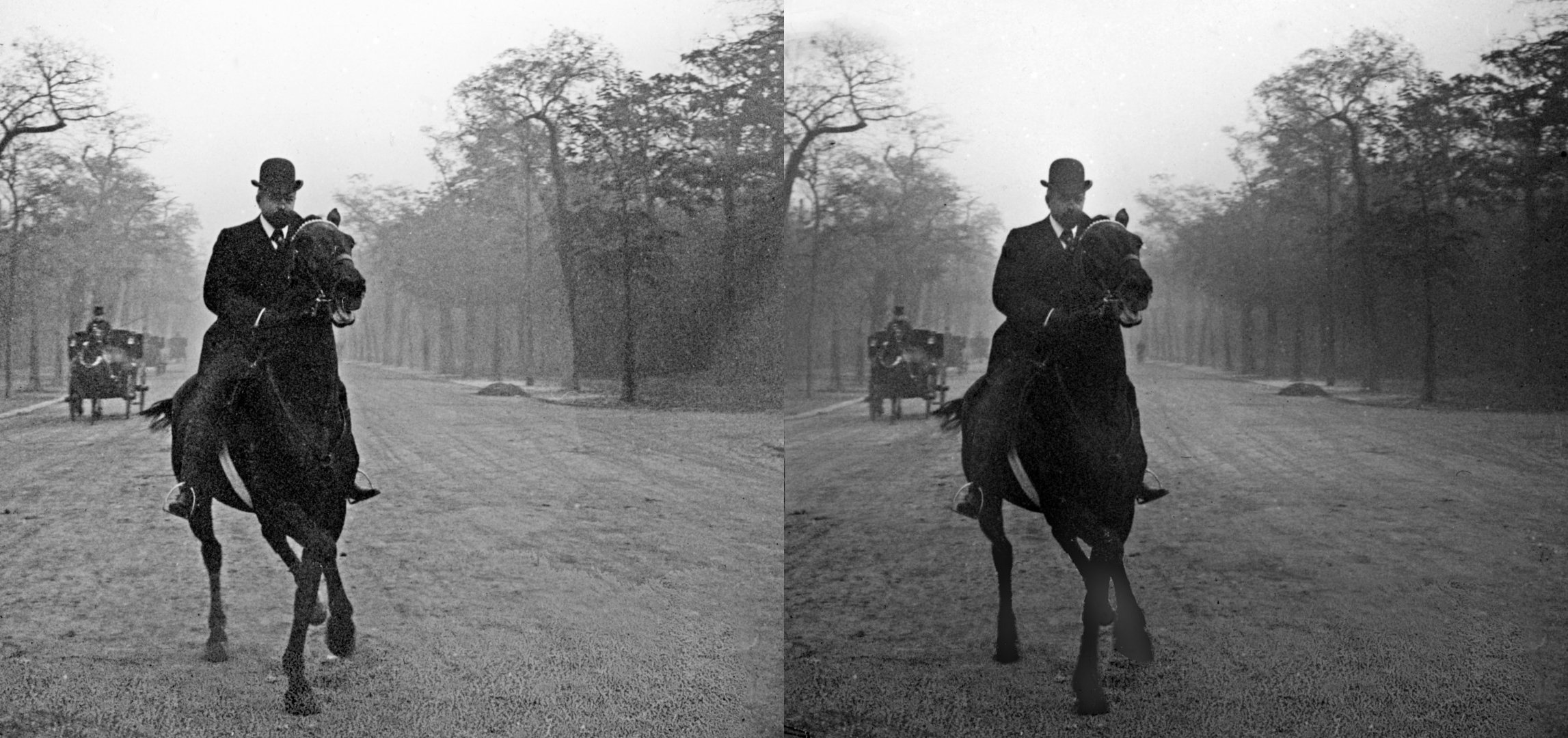 Pujol à cheval
