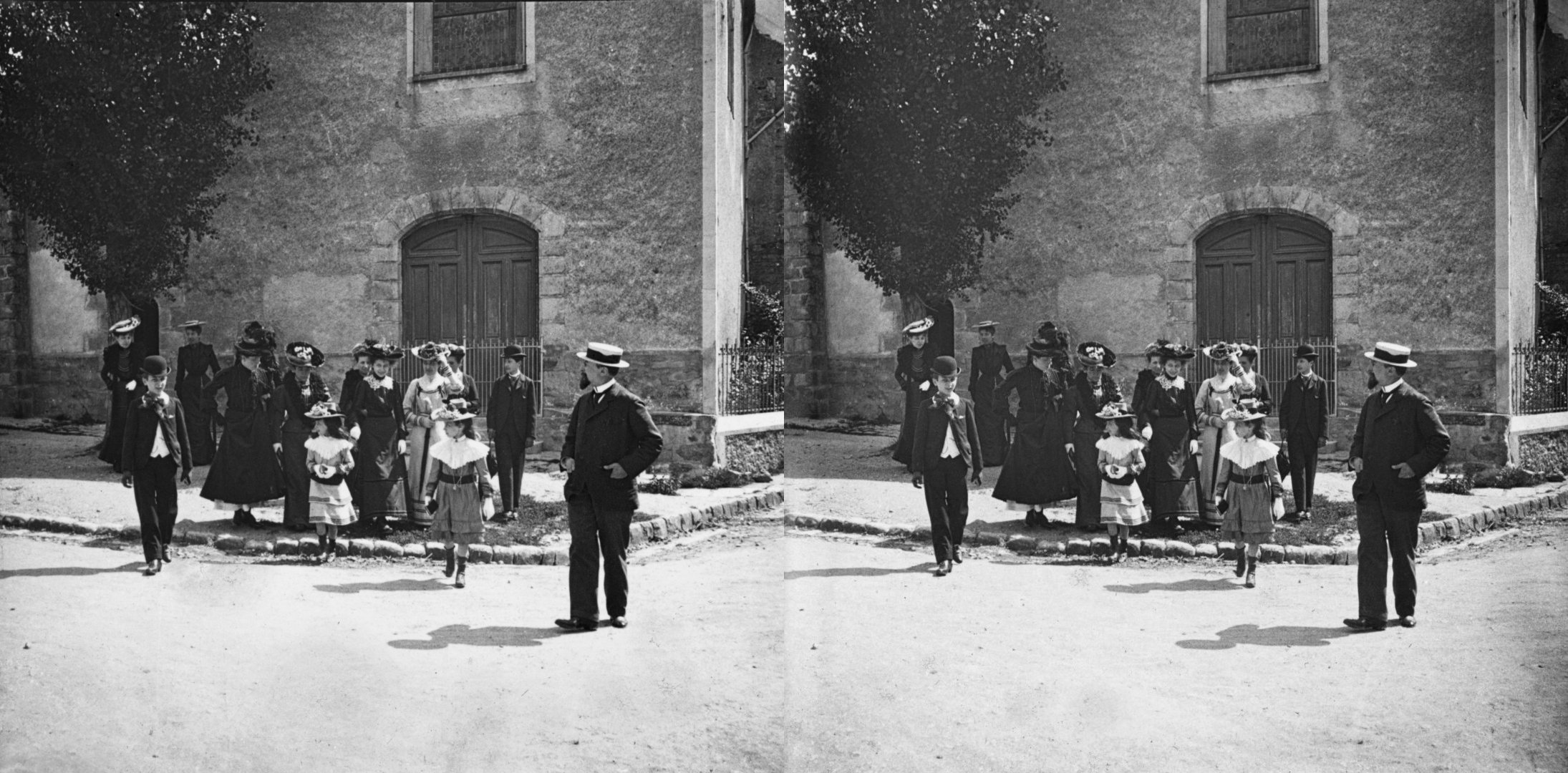 Sortie de la messe