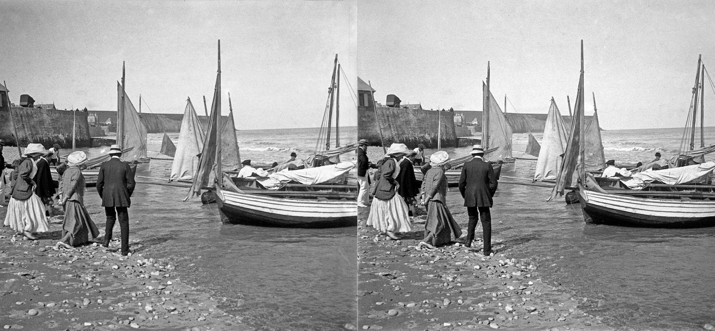 Bateaux à la grande cale