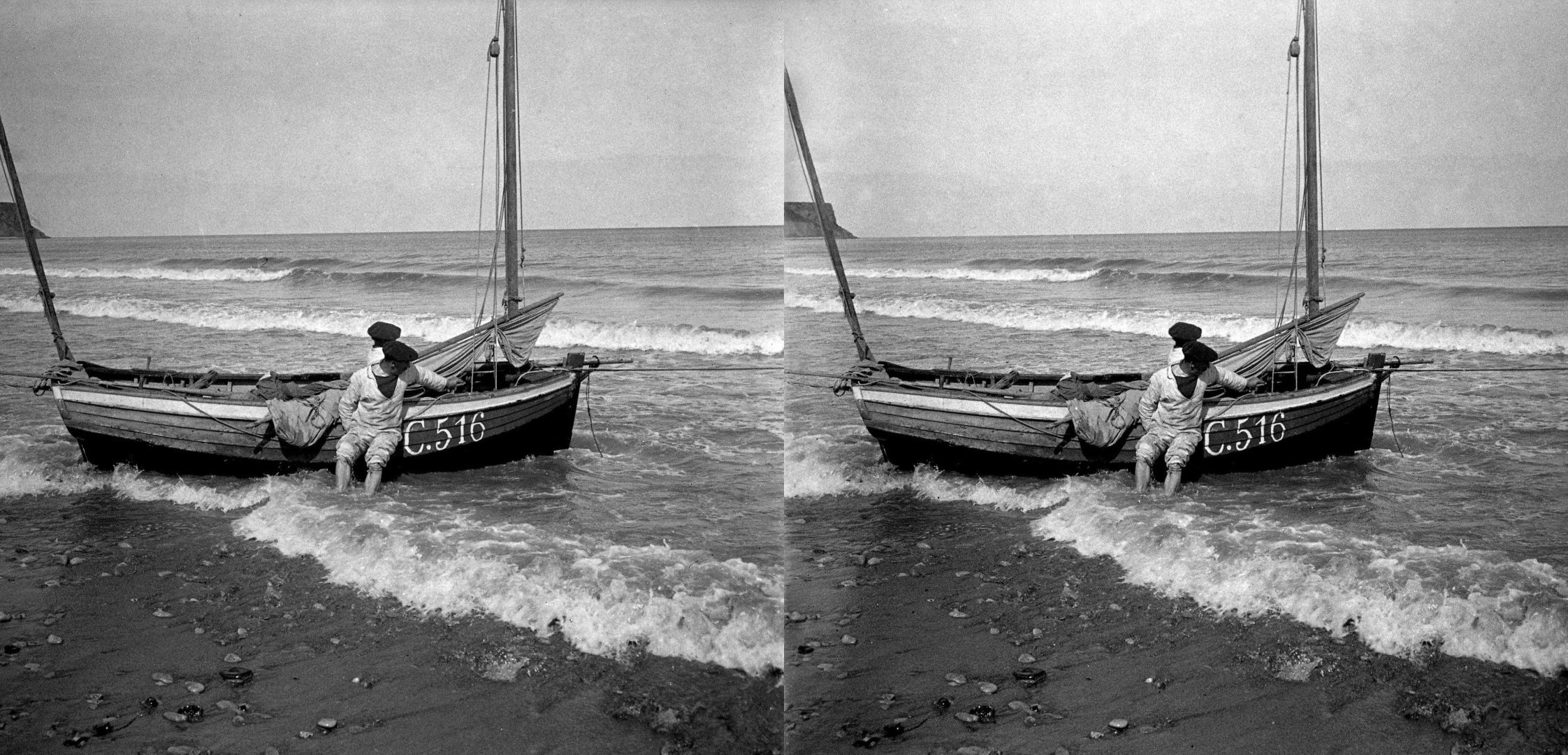 Bateaux à la grande cale