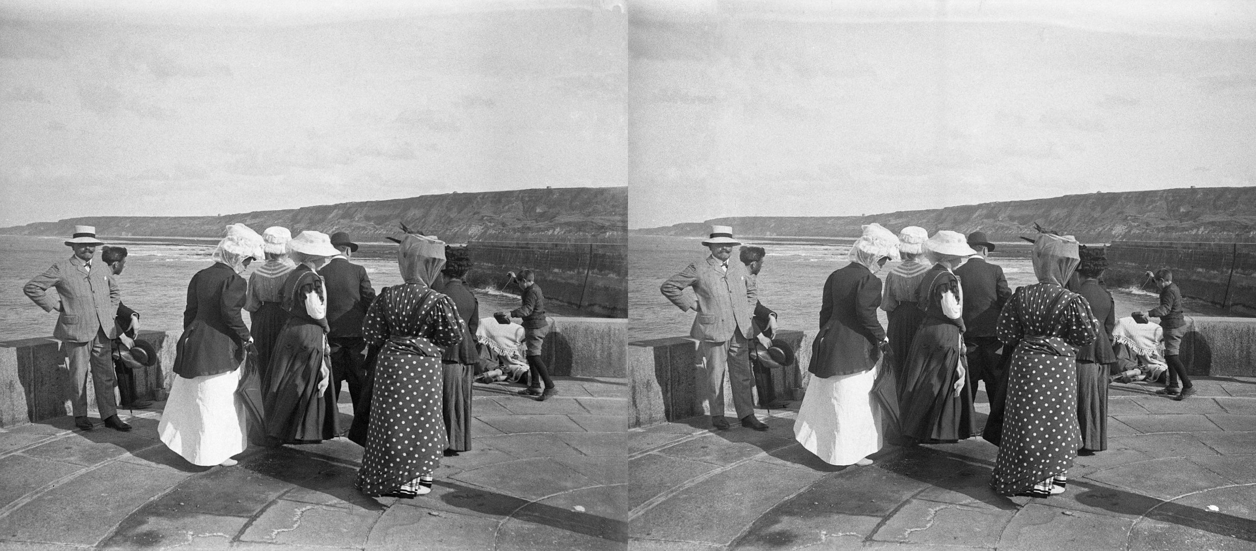 sur la jetée