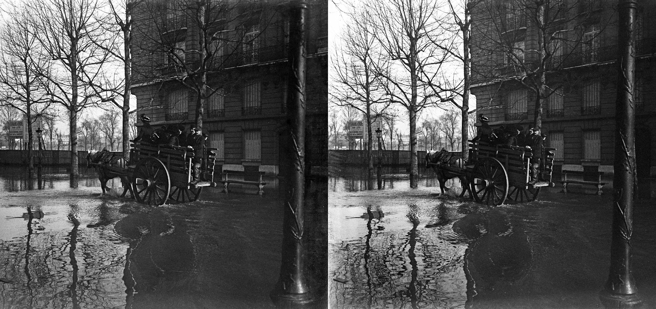 Inondations, Avenue Bosquet