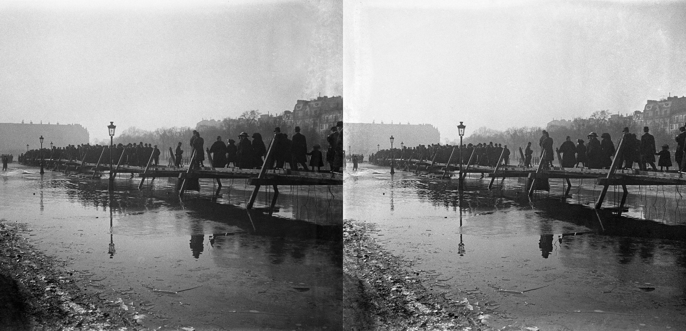 Inondations, Esplanade des Invalides