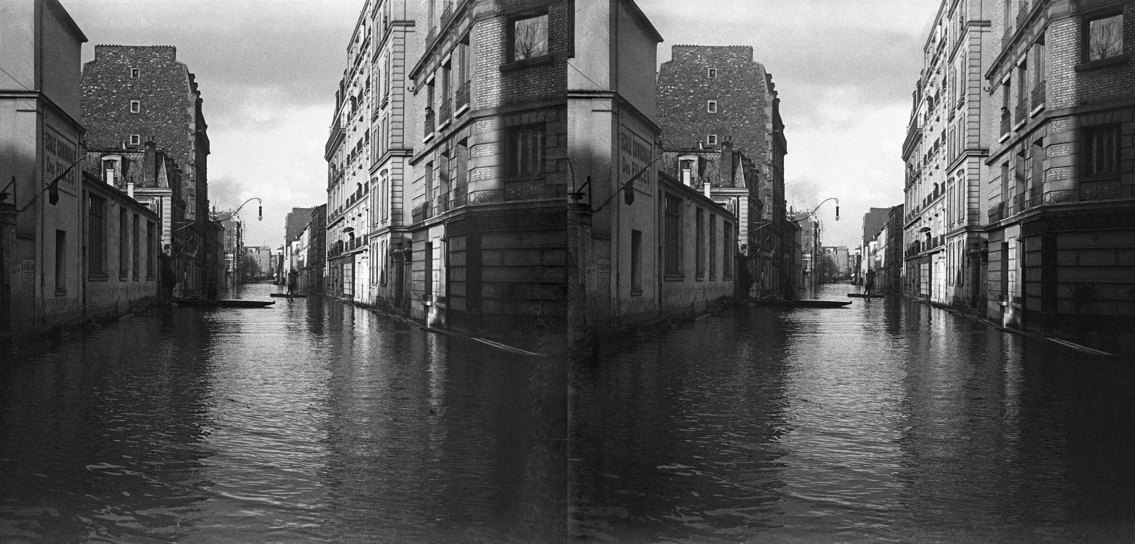 Inondations, rue Rivay