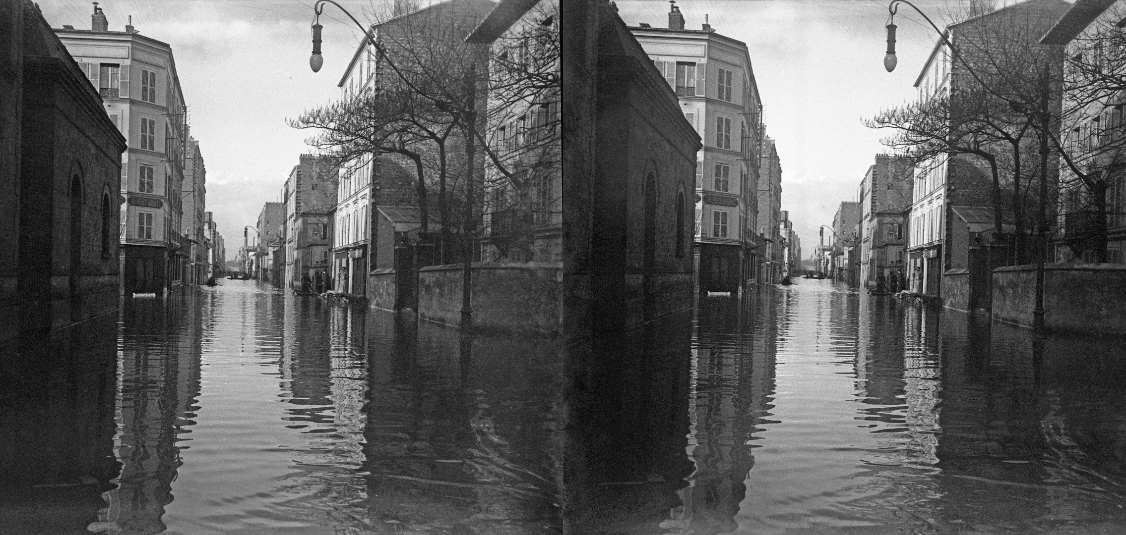 Inondations, rue des frères Herbert