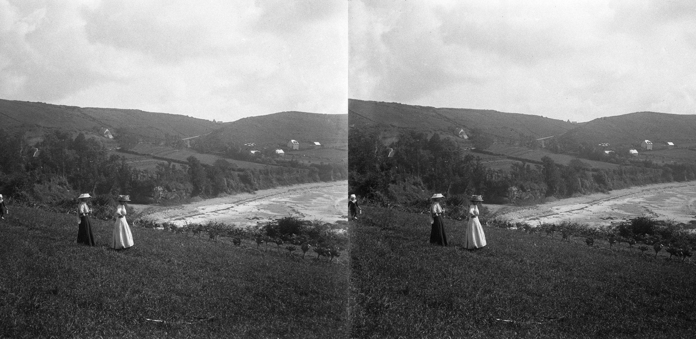 vue de la plage de Pors-Mabot