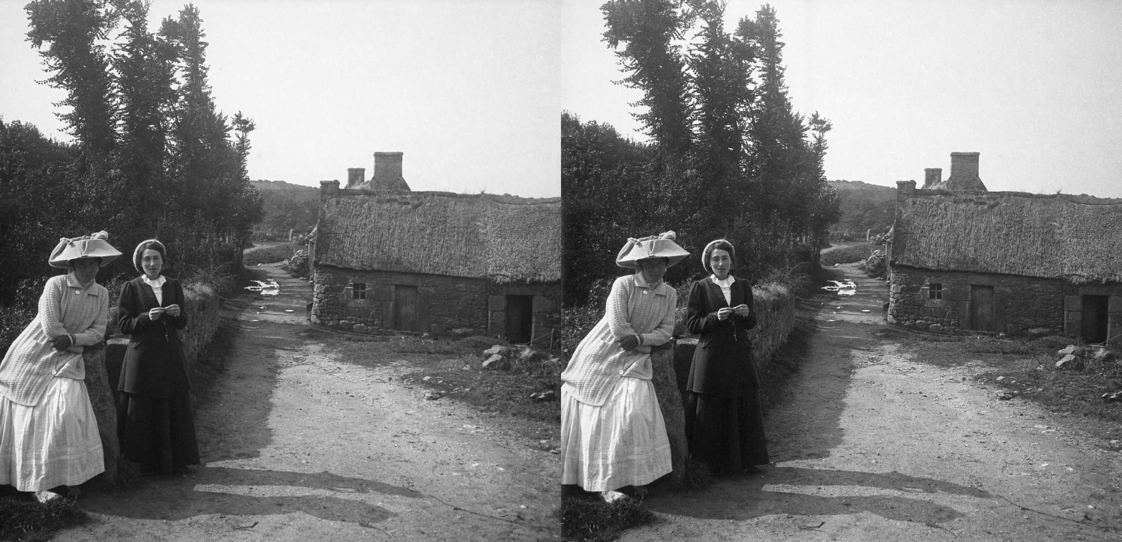 Marguerite et Antoinette près de la carrière d'amethyste