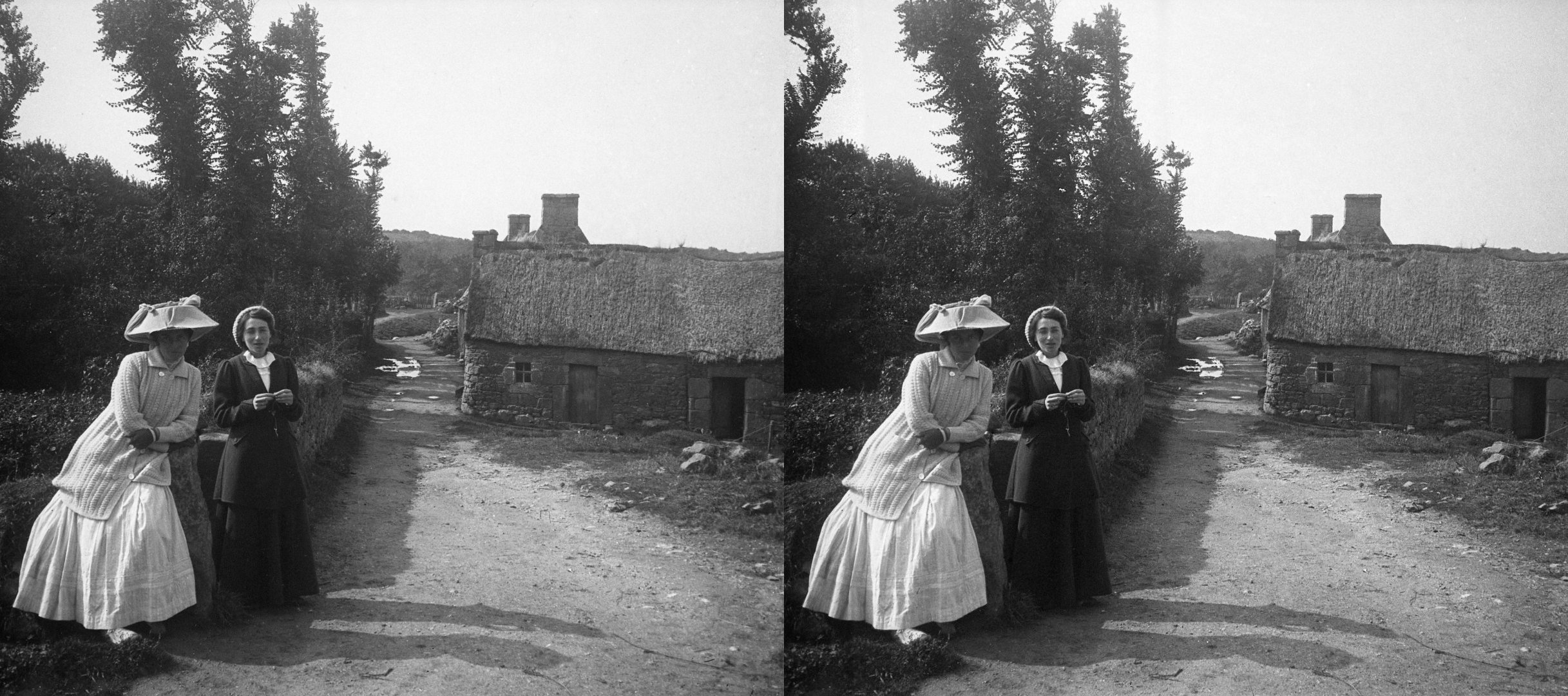 Marguerite et Antoinette près de la carrière d'amethyste