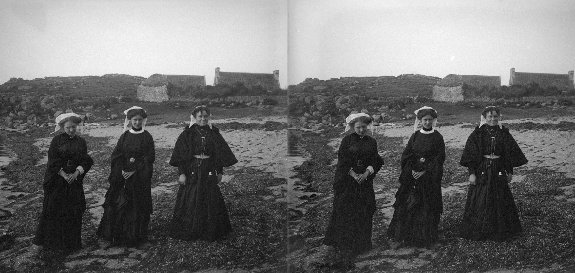 Janina et Marguerite, plage de Kérellec
