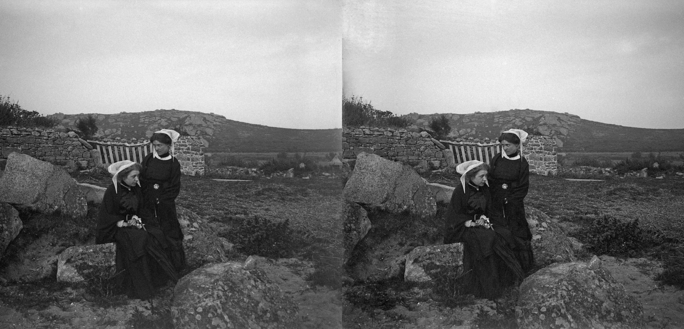 Janina et Marguerite, plage de Kérellec