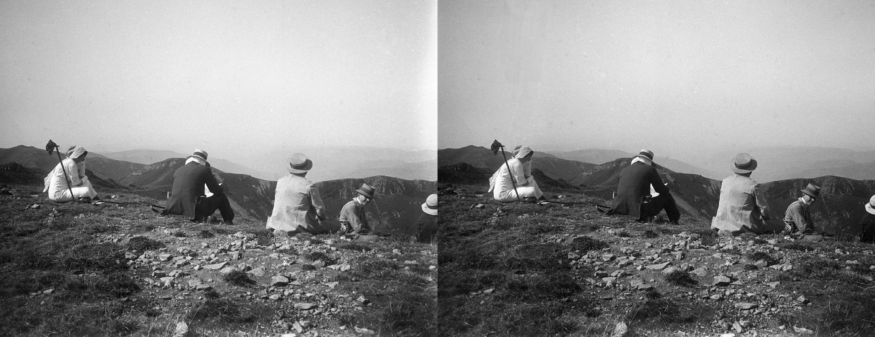 au sommet du plomb du Cantal, vallée du Lioran