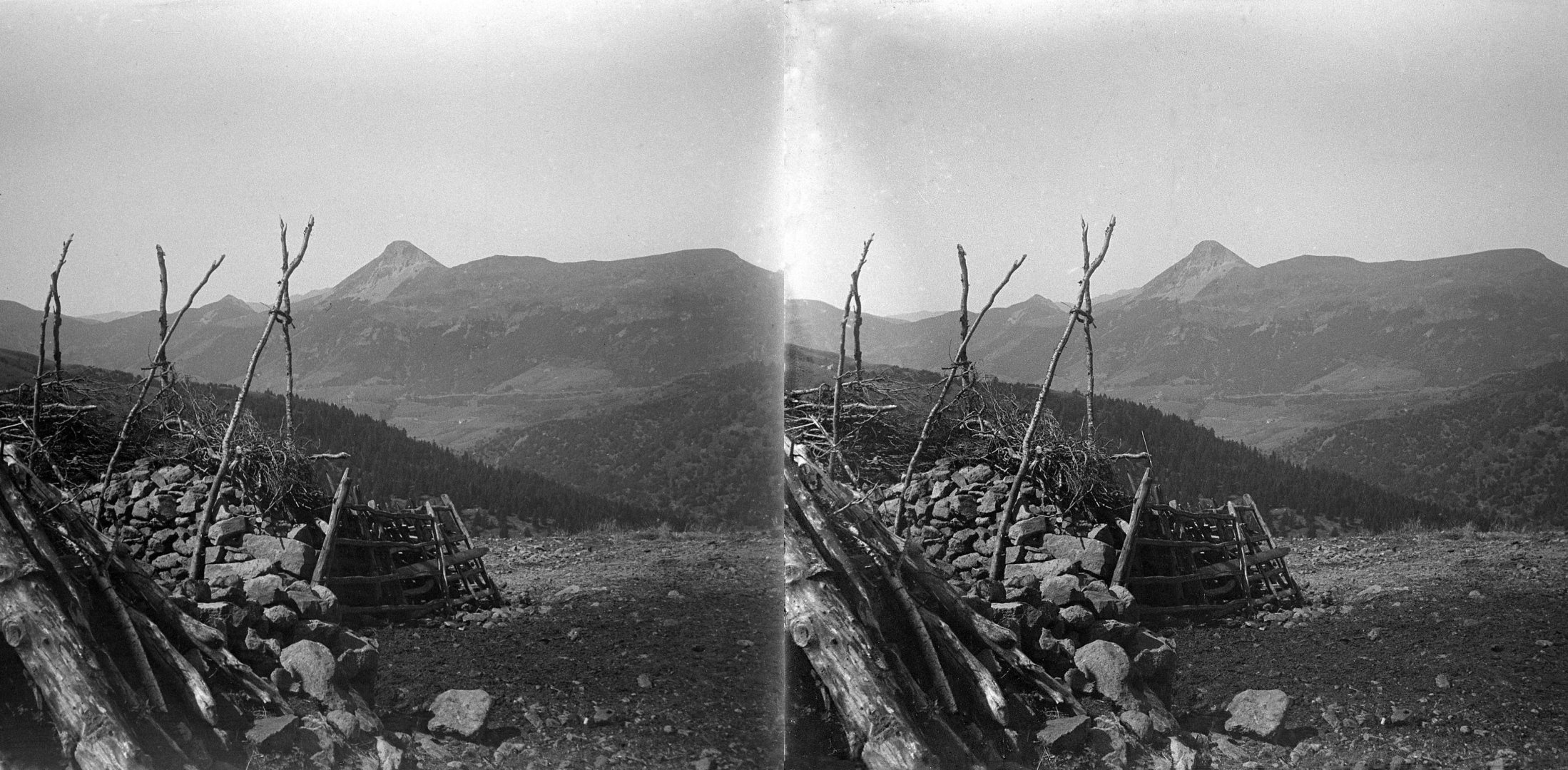 Buron de Rambertel au plomb du Cantal