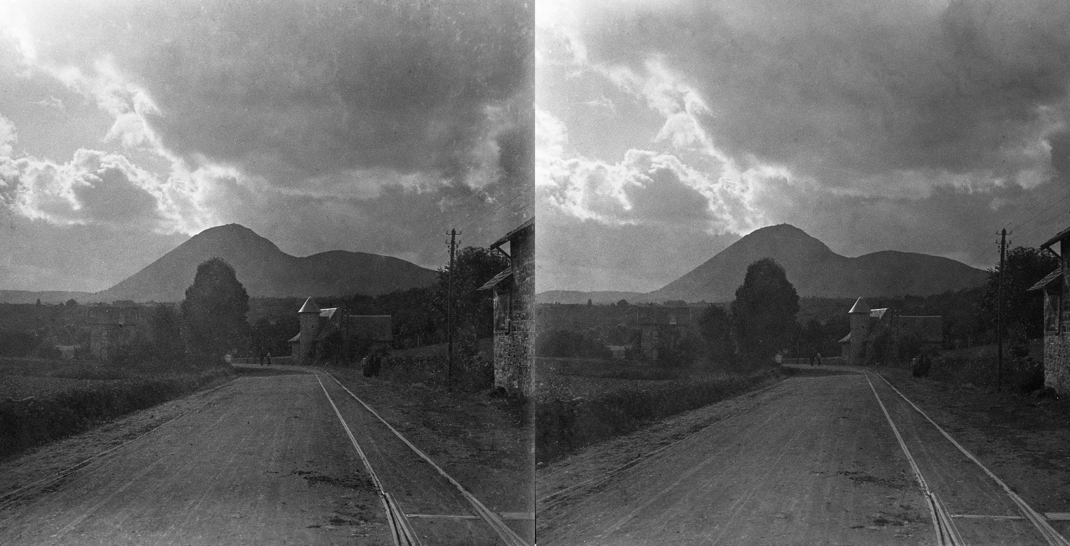 Le Puy de Dôme vu dela Baraque