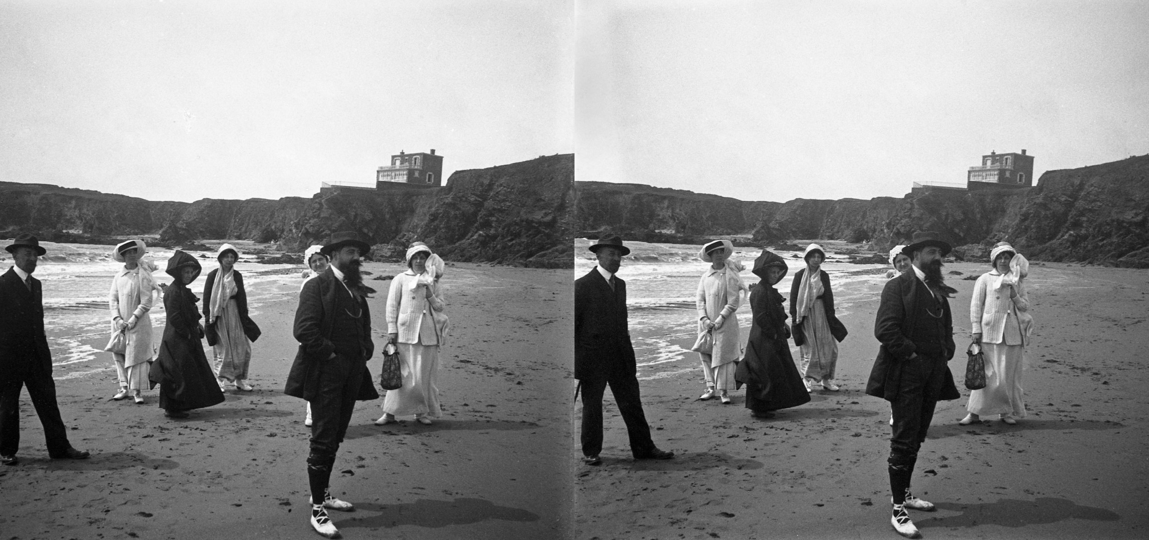 groupe sur la plage