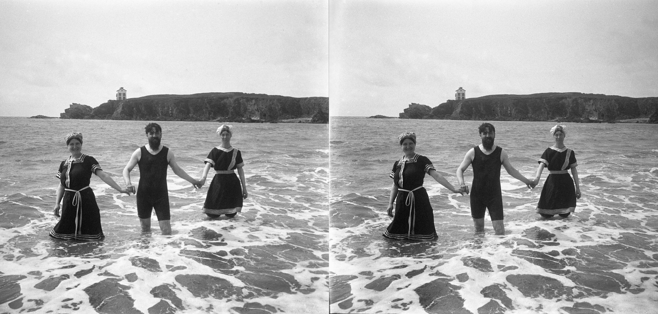 Gisèle, Madeleine et Henri