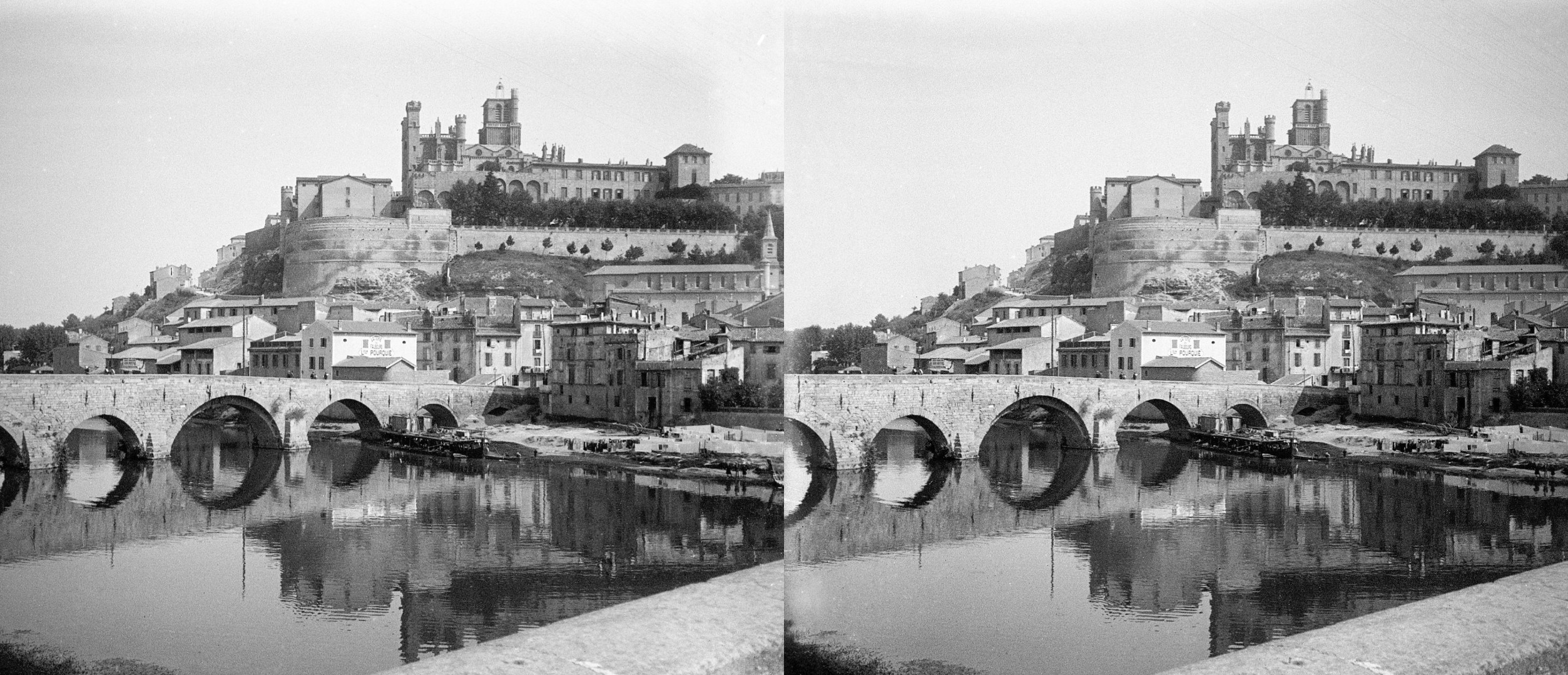Pont vieux et égliseSt Nazaire