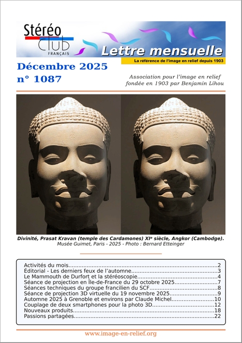 Page 1 de la dernière Lettre